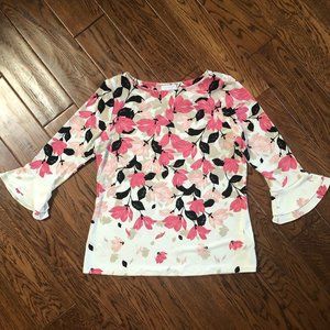 Charter Club floral Petite large top